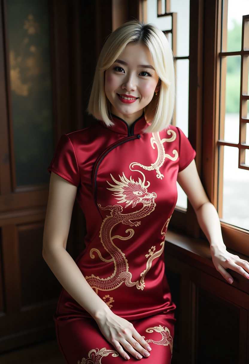折叠景片线稿